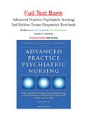 Advanced Practice Psychiatric Nursing 2nd Edition Tusaie Fitzpatrick Test bank