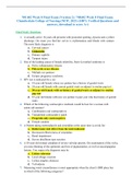 NR 602 Week 8 Final Exam (Version 2) / NR602 Week 8 Final Exam: Chamberlain College of Nursing (NEW, 2021) (100% Verified Questions and answers, download to score A+)