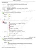 NURS 3325 MODULE 4 QUESTIONS AND ANSWERS 100% CORRECT