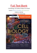 Cell Biology 3rd Edition Pollard Test Bank