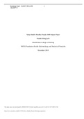 Essay NR 503 Week 2 Assignment: Healthy People 2020 Impact Paper | Already GRADED A Sleep Health: Healthy People 2020 Impact Paper Healthy People provides a set of goals and objectives at ten-year increments that are created to improve the overall health 