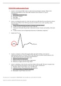 NUR 2520 Cardiovascular Exam QUESTION/ANSWERS GRADED A +