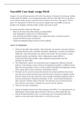 (solved) Nurs-6501 Case Study Assign Wk10; Scenario: 42-year-old man presents to ED with 2-day history of dysuria, low back pain, inability to fully empty his bladder, severe perineal pain along with fevers and chills.