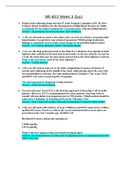 NR603 Week 3 Quiz / NR 603 Week 3 Quiz : Questions & Answers :Chamberlain College of Nursing (NEW-2022)(Answers, Download to score A)