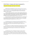 NR603 Week 1 Compare & Contrast Assignment / NR 603 Week 1 Compare & Contrast Assignment : Trigeminal Neuralgia & Giant Cell Arteritis :Chamberlain College of Nursing (NEW-2022)( Download to score A)