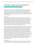 NR603 Week 1 Compare & Contrast Assignment / NR 603 Week 1 Compare & Contrast Assignment : Migraine Headache & Post Concussive Syndrome :Chamberlain College of Nursing (NEW-2022)( Download to score A)