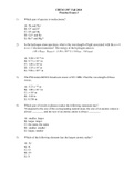 CHEM 1307 Exam 3 practice - Fall 2018