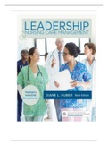 Leadership and Nursing Care Management 6th Edition by Huber Test Bank