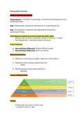 Psychometrics Summary 