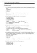 Advance Pharmacology Chapter 3 The Biological Bases of Behavior Question and Answeras Graded AAdvance Pharmacology Chap 3 The Biological Bases of Behavior Question and Answers  Updated