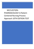 MCCUISTIONPHARMACOLOGY A PatientCentered Nursing Process  Approach 10TH EDITION TEST