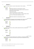 ABA 603 Week 4 Test- Questions and Answers/National University College