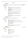 Exam (elaborations) ABA 603 Week 8 Test Questions and Answers- National University College Question 1 1 out of 1 points Which statement is not a reason for the slow appreciation of Skinnerâ s work; Verbal Behavior? Selected Answer: All of these were reaso