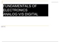 Class notes BASIC ELECTRONICS 