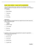 BUSI 1002 WEEK 1 QUIZ WITH ANSWERS