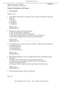 Exam (elaborations) BIOL 2030 OSX_Microbiology_TestBank_Ch10 | 100% CORRECT solutions | University of Colorado OpenStax Microbiology Test Bank Chapter 10: Biochemistry of the Genome Page 1 of 16 Chapter 10: Biochemistry of the Genome * = Correct answer Mu