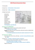 HESI Physical Assessment Steps