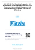 2021 NUR 634 FINAL EXAM (TEST PREPERATION) GCU NUR-634 FINAL TEST PREP NUR-634.FINAL EXAM (TEST PREPARATION) ADVANCED HEALTH ASSESSMENT AND DIAGNOSTIC REASONING WITH SKILLS LAB ( ALREADY GRADED A)|2021-2022|