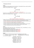 Proefexamens Anorganische Chemie 2016 t/m 2019 - 1e bachelor diergeneeskunde UAntwerpen