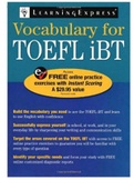 Vocabulary for TOEFL iBT