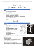 Samenvatting deel 1: hout en plaatmaterialen