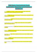 SSM Basic Dysrhythmia Exam  Elaboration [Question and Answers]  Graded A+ 