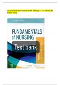 TEST BANK Fundamentals Of Nursing 11TH Edition By Potter Perry 