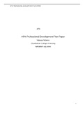 Case [SOLVED] NR 500 Week 4 Assignment: APN Professional Development Plan Paper | Case Study Purpose The purpose of this assignment is to provide the student an opportunity to explore the nurse practitioner (NP) practice requirements in his/her state of p