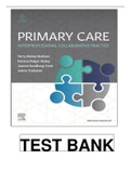 TEST BANK FOR Buttaro: Primary Care: A Collaborative Practice/ Interprofessional Collaborative Practice 6TH EDITION. All Chapters 1- 228 Questions And Answers in 260 Pages. All Answers Are Correct.