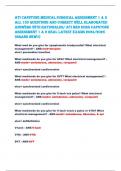 ATI CAPSTONE MEDICAL SURGICAL ASSESSMENT 1 & 2  ALL 150 QUESTIONS AND CORRECT WELL ELABORATED  ANSWERS WITH RATIONALES/ ATI MED SURG CAPSTONE  ASSESSMENT 1 & 2 REAL LATEST EXAMS 2024/2025  (BRAND NEW!!)