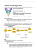 College 3 aantekeningen - H5 & H11 - International Classroom I - Service Management - ISBN: 9780273732037