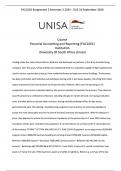 FAC1601 Assignment 2 (COMPLETE ANSWERS) Semester 2 2024 - DUE 16 September 2024 Course Financial Accounting and Reporting (FAC1601) Institution University Of South Africa (Unisa) Book About Financial Accounting