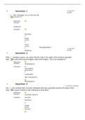 Exam (elaborations) ASM 275 / ASM275 UNIT ONE TEST ASM 275 / ASM275 UNIT ONE TEST • Question 1 Skin slippage occurs during the process of Selected Answer: Autolysis Answers: 1 out of 1 points Autolysis Rigor mortis Livor mortis Bloating • Question 2 1 out