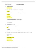 Exam (elaborations) NSG 6430 / NSG6430 WEEK 4 QUIZ NSG 6430 / NSG6430 WEEK 4 QUIZ 1. PCOs increasing risk for 2. Begins with ovulation and ends with menstrual period starting 3. Which of the following indicates cancer of the breast SELECT ALL 4. SE of dep