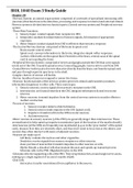 BIOL 1040 Exam 3 Study Guide