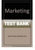 Test Bank for Marketing, 5th Edition by Charles Lamb Jr, Joseph, McDaniel | ALL 19 CHAPTERS  