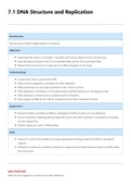 IB Biology - Topic 7 (Nucleic Acids) Full Notes