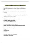 Barkley PMHNP Cert Review Exam Questions And Correct Answers