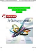 Test Bank for Microeconomics (7th )Seventh Edition Pindyck Rubinfeld All Chapters Complete ISBN:9780132857123 Newest Edition 2024 Instant Pdf Download