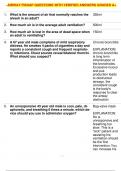  AIRWAY FISDAP QUESTIONS WITH VERIFIED ANSWERS GRADED A+