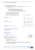 samenvatting fysica miv wiskunde: harmonische beweging