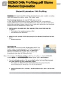 Exam (elaborations) GIZMO DNA Profiling 