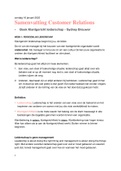 Samenvatting Customer Relations  voor een voldoende 