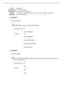 NURSING 3325quiz/Completed  solution GRADE A (95 out of 100 points)