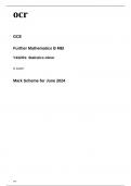 ocr A Level Further Mathematics B MEI (Y432-01) Mark Scheme June2024