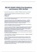 WX:301 EXAM 3 ERAU Final Questions and Answers 100% Verified