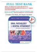 Test Bank For Oral Pathology for the Dental Hygienist 8th Edition by Olga A. C. Ibsen|978-0323764032|All Chapters 1-10|LATEST