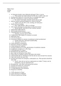 Pharm Exam II Study Guide