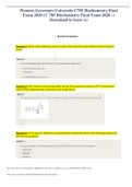 BIOCHEM C785 Biochemistry