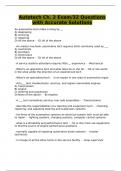 Autotech Ch. 2 Exam/32 Questions with Accurate Solutions